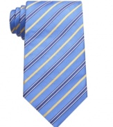 The classic. A simple striped tie from Geoffrey Beene is the standard you'll reach for again and again.