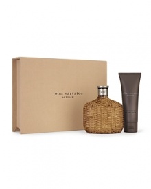 ARTISAN. THE PAST AND THE FUTURE, ARTFULLY INTERWOVEN.Celebrate his style with this holiday fragrance set.Reflecting the art of craftsmanship with a modern edge, this exhilarating citrus fragrance creates a lasting, masculine impression. This holiday fragrance set includes a a 4.2 fl. oz. Eau de Toilette Spray and 3.3 fl. oz. Aftershave Gel in a reusable gift box.