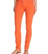 The hottest trend of the season, these brightly hued MICHAEL Michael Kors skinny jeans are perfect for a stylish spring look!