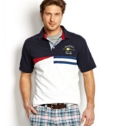 Add some nautical polish to your normal polo with this shirt from Nautica.