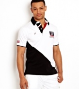 Piece together your preppy look with this polo shirt from Nautica.