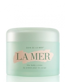 With seaweed and bio-fermentation as its cornerstone, La Mer The Body Crème is like a seaweed wrap in a jar. This serious skincare treatment infuses the skin with sumptuous moisture, breaking the cycle of dryness and dehydration. An exclusive Micro-Algae Complex paired with La Mer's nutrient-rich sea kelp delivers a cascade of thalasso therapy-like benefits: long-lasting hydration, comfort and renewal in addition to calming, cushioning and smoothing properties. Rich in Hyaluronic Acid and Omega-3 fatty acids and vitamins. Utilizes La Mer's Blue Algae Lift Ferment to dramatically restore a healthy suppleness and bounce. Delivered through La Mer's exclusive Deconstructed Waters™, seaborne ingredients infuse the skin with energy.