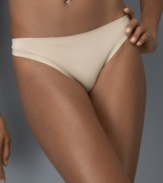 A smooth move to a comfort fit thong. Offering just the right amount of coverage without elastics that often bind and pinch.