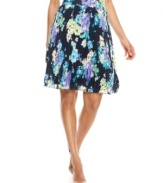 Flirty florals adorn this charming skirt from Charter Club. Accordion pleats add an extra feminine touch, too!