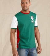 Show your colors. Get fired up for the big game in this Mexico crest t-shirt from Tommy Hilfiger.