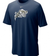 Keep team spirit rolling with this Navy Midshipmen NCAA t-shirt from Nike.