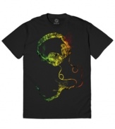 Wait and see what takes shape. This tee from Hybrid will be a favorite of the audiophile.