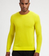 A handsome silhouette crafted from soft, sumptuous cashmere, this crewneck pullover exudes a modern, masculine polish.CrewneckRibbed knit collar and cuffsBanded hemCashmereDry cleanImported