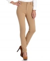 Jones New York Signature's ponte-knit pants create a figure-flattering look that goes with any ensemble.