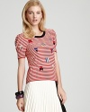 Sonia Rykiel Top - Stripe Detailed Knit