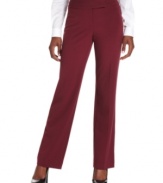 Style&co.'s trousers are the perfect addition to your Monday-through-Friday wardrobe--easily pair with a tucked button-up shirt or silky blouse!