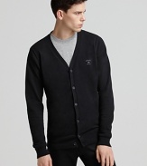 Diesel Okoa Brushed Cotton Elastin Cardigan