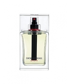 A road. A man. A car. A fragrance. Dior for men celebrates the courage, daring and intensity of the world's most exciting sport -- the passion, excitement and speed of cars and racing -- with a fresh, spicy, woody new scent. Dior Homme Sport bursts with vigor and vitality with citron and cedarwood accords plus, at its heart, a signature new ginger accord, energizing, masculine and powerful. Made for the man who lives boldly, freely, intensely, without breaks, every minute of the day.