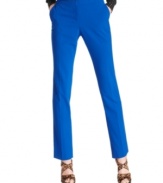 Keep your work wardrobe colorful (and still office-appropriate) with Vince Camuto's brilliant cropped pants.