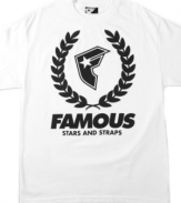 Your casual style will be well-known with this graphic t-shirt from Famous Stars & Straps.