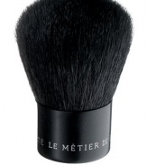 Essential for a chic, sophisticated look. Convenient and versatile brush for bronzer, powder or blush. Made of 100% natural goat hair.  Crafted by master artisans, Le Métier de Beauté Master Brush Collection includes the tools every woman needs for exemplary professional cosmetic application.