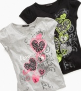 Love inspired graphic tee by Baby Phat.