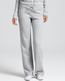 Lounge in luxury with Burberry Brit--these soft, french terry pants offer casual chic while off-duty.