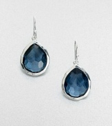 From the Rock Candy® Collection. Rich London blue topaz stones and sleek sterling silver in a pretty teardrop shape. London blue topazSterling silverLength, about 1.27French wireImported 