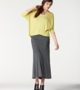 Hit the style mark with Bar III's striped maxi skirt-- it's so on-trend for the season!