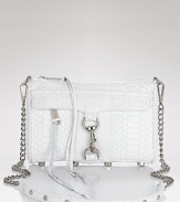 Rebecca Minkoff's croc-embossed leather crossbody is a daytime bag with a wild side. Tip the style scales--this exotic bag gives causal looks a cool, textured vibe.