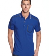 Attractive polo by BOSS Green with a touch of stretch to maximize your style.