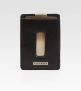 A classic money clip with superb style, constructed in genuine calfskin leather.One card slotLeather3W x 4HImported