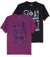 Got the right gear? Lock it down with this rad graphic tee from Ecko Unltd.