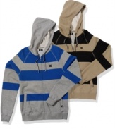 This zip-up hoodie from DC Shoes is everything you want your hoodie to be and more. Layer up!