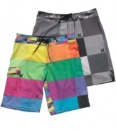 Block out the sun and amp up the fun with a pair of these Hurley board shorts.