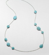 From the Rock Candy® Collection. Faceted turquoise stones in various shapes and sizes on a delicate link chain. TurquoiseSterling silverLength, about 43Lobster clasp closureImported 