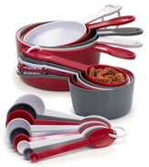 The definitive collection of measuring spoons and cups, this set from Progressive helps you reach new levels of precision in your kitchen. Lifetime warranty.