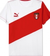 Show off. Take your support to the next level with this country badge t-shirt from Puma.