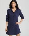 Feel elegantly comfortable, in this knit sleep shirt from Ralph Lauren.