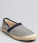 BOSS Orange Witton Striped Canvas Espadrille Loafer