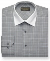 Prep up with plaid and this crisp shirt from Donald J. Trump.