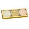 Contains Milk Marc de Champagne Truffles, Pink Marc de Champagne Truffles and Bucks Fizz Truffles.