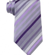 With a simple, straightforward stripe, this tie from Kenneth Cole Reaction will be an instant classic.