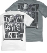 Add some high style to your casual fashion with this Marc Ecko v-neck t-shirt.