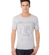 Kick your weekend wardrobe up a notch with this sweet graphic tee from Buffalo David Bitton.