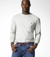 Long-sleeved t-shirt, cut for a comfortable, classic fit.