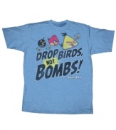 Give yourself a new life mantra with this cool Angry Birds T shirt from Fifth Sun.