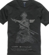 There is much honor in this samurai graphic t-shirt from Armani Jeans.