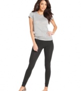 A wardrobe staple, these Alternative Apparel solid leggings are perfect under the season's slouchy sweaters!