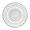 This clear glass plate has recently been reissued by the well-known Finnish design house Iittala. Designed in 1964 by Oiva Toikka, it features concentric circles of glass dewdrops for a look that's both lovely and dazzling. It's an excellent dish for hosting a special event.