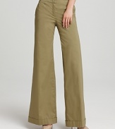 Escada Pants - Teksin Stretch Wide Legs