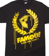 Liven up your casual collection with this graphic t-shirt from Famous Stars and Straps.