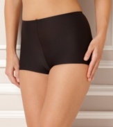 Smooth, seamless edges and stay-in-place comfort. Microfiber boyshort by Naomi & Nicole. Style #A146