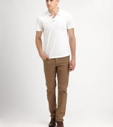 The essence of summer: a classic polo shirt in remarkable cotton pique. Three-button placketCottonMachine washImported