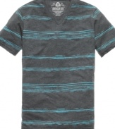 Hit the beach in style with this nautical striped t-shirt from American Rag.